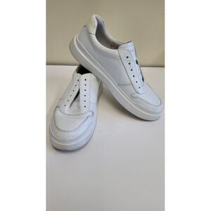 Cole Haan Grandpro Rally Court Shoes Womens 9.5 B  White Leather Sneakers W21919